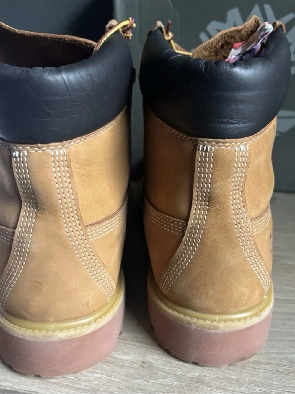 Timberland Tan Leather Premium Boots EX Size 13 M Primaloft 400 Gram Retro